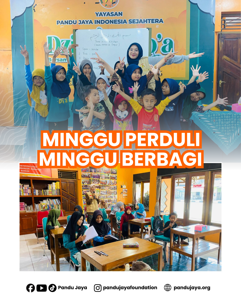 Minggu peduli minggu berbagi Yayasan Pandu Jaya