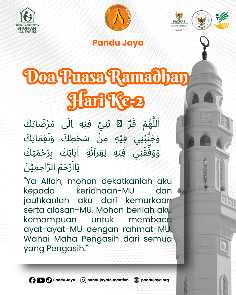 Doa Puasa Ramadhan Hari Ke-2 Yayasan Pandu Jaya